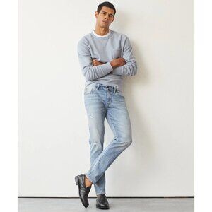 Todd Snyder Slim Selvedge Jean in Destroyed Wash